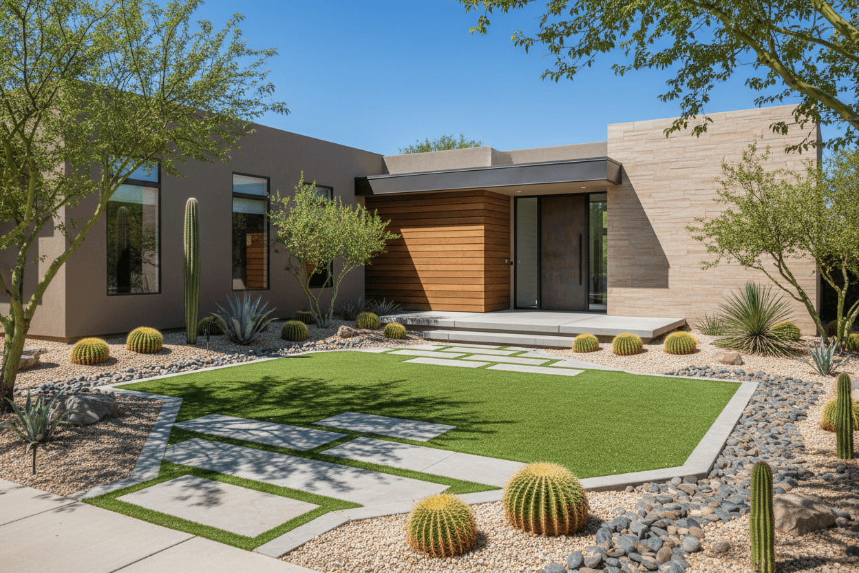 Modern Front Yard Design
