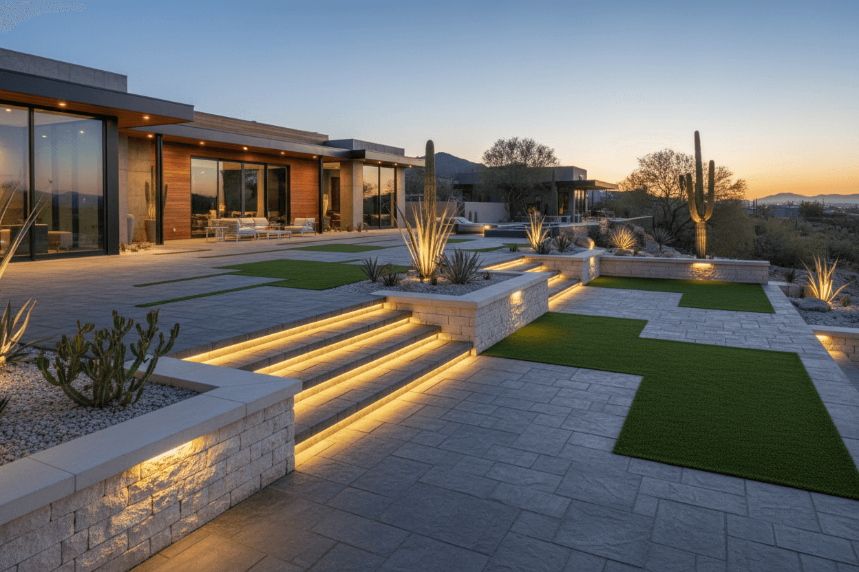 Contemporary Hardscape